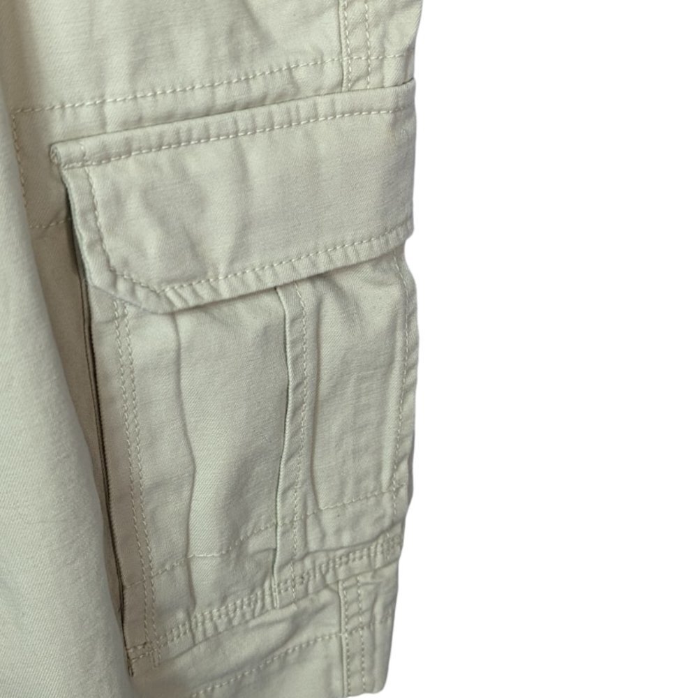 TOMMY HILFIGER Classic Fit Cotton Twill Cargo Shorts Khaki Size 38 - Picture 7 of 15